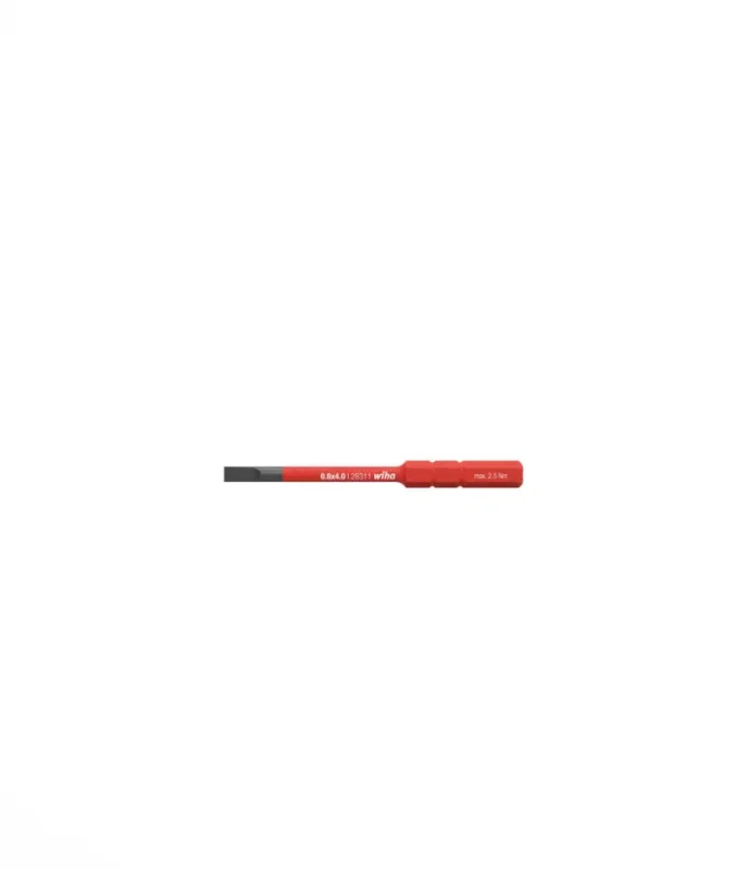 Végkiárusítás Wiha 1000 V szigetelt lapos slim bit, 3,5 x 75 mm (41159)