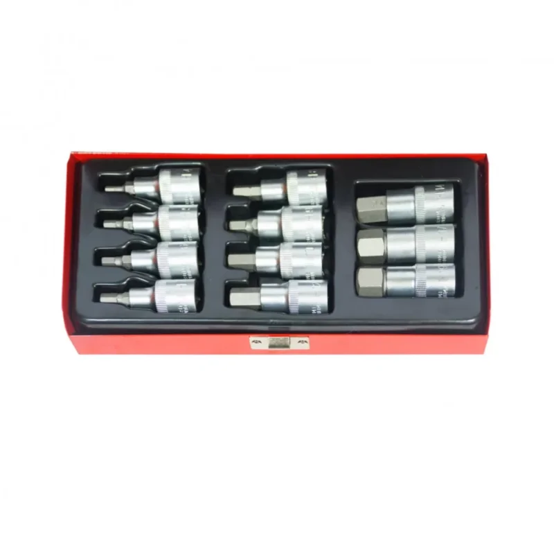 KROFtools 11 részes 1/2" imbusz bitfej készlet, 4-19mm (6099) Alacsony ár