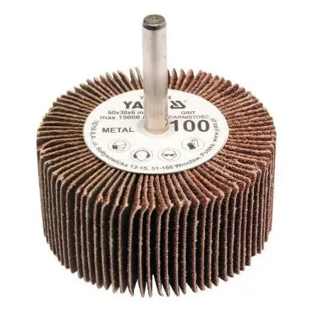 YATO Csapos lamellás, legyező csiszoló P150 60x30x6 mm (YT-83366) Újdonság
