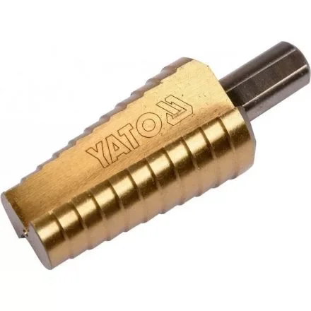Ne maradj le YATO Lépcsős fúró 11 lépcsős 20-30 mm HSS-TiN (YT-44747)