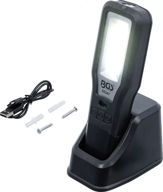 Exkluzív ajánlat BGS technic COB-LED munkalámpa, összecsukható, töltőállomással (85347)