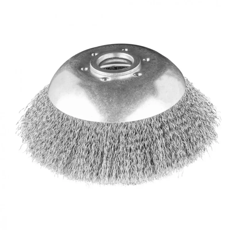 Végkiárusítás GRAPHITE Drótkorong, fazékkefe hullámos 150 x 25,4 mm Benzines kaszákhoz (55H102)