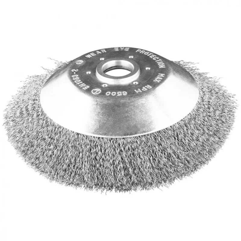 Legkelendőbb GRAPHITE Drótkorong, fazékkefe hullámos 200 x 25,4 mm Benzines kaszákhoz (55H103)