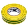 YATO Szigetelőszalag 15 x 0.13 mm x 20 m zöld-sárga (YT-81593) F288423 Legnépszerűbb