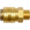 YATO Pneumatikus gyorscsatlakozó 3/8" x 1/4" sárgaréz (YT-24095) F287712 Akció