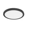 Akció Slim CCT LED Panel fekete, kerek, süllyesztett/falon kívüli, 24W, 2600lm, 3000/4000/6500K, IP20, DEL1820 Delux