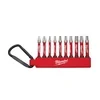 Milwaukee Shockwave bithegy készlet 10db-os PH/PZ/TX, karabineres 4932492939 Gyors szállítás