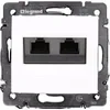 Árcsökkenés Legrand 774239 Valena 2xRJ45 LCS2 Cat5e UTP aljzat, csavaros, fehér