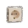Sedna ÚJ 2P+F csatlakozóaljzat, csavaros bekötés, 16A, bézs SDD112025 Schneider Prémium
