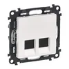 Rendeld meg most Legrand 753149 Valena Life 2xRJ45 STP Cat6A aljzat, fehér