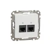 Ajánlat Sedna ÚJ 2xRJ45 Cat5e UTP aljzat, fehér SDD111452 Schneider
