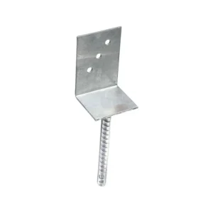 Azonnali szállítás Oszloptalp L 80x90x130mm vastagság 4mm tüske 18x200m ZN
