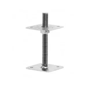 Állítható oszloptalp 100x100mm M16x200mm ZN Olcsó