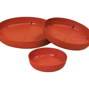 "TERRA" csészealj, PCE 10, terrakotta színű (Terra virágcserép alatt), átmérő 425 mm Szuper akció