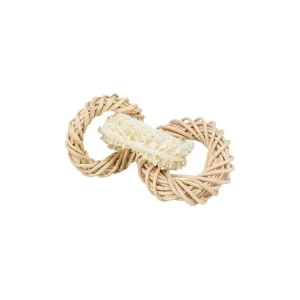 Vásárlói kedvenc Összekapcsolt gyűrűk rágcsálóknak, luffa, rattan, kukoricalevél, ø 13 cm