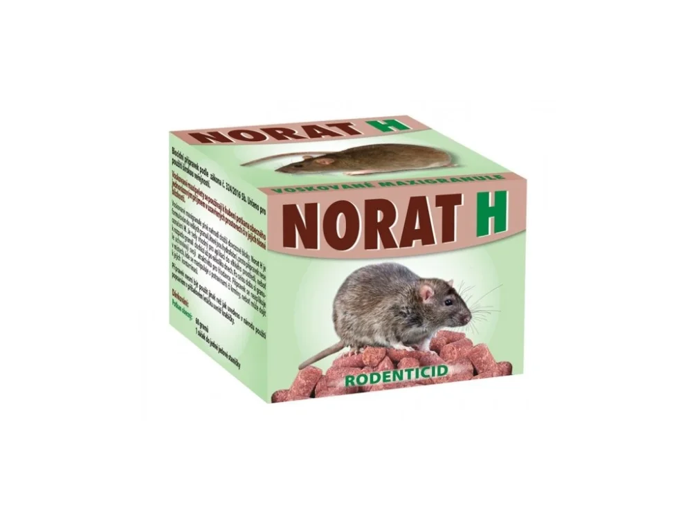 Kihagyhatatlan ajánlat Rágcsálóirtó NORAT H viaszos maxigranulátum 2x60g
