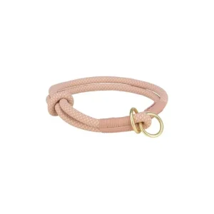 Akció Soft Rope kerek félig visszahúzható gallér, M: 45 cm/ 10 mm, rózsaszín/világos rózsaszín