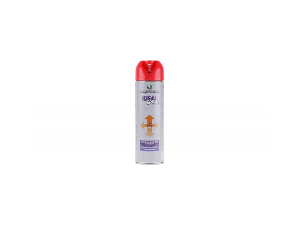Spray fluoreszkáló IDEAL 12M vörös 500ml Legkelendőbb