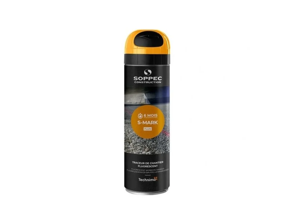 Spray fluoreszkáló S-MARK 6M narancs 500ml Akció