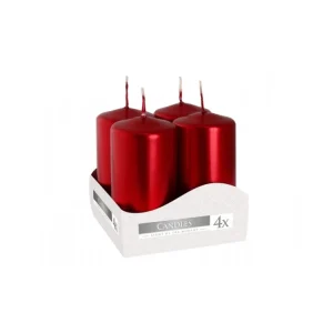 Adventi gyertya fémesen fényes d4x8cm 4 db Vedd meg most