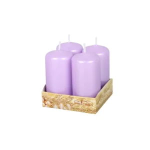Adventi gyöngy gyertya d4x8cm 4 db Expressz szállítás