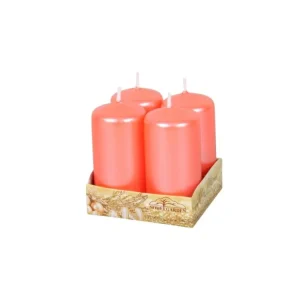 Adventi gyöngy gyertya d4x8cm 4 db Végkiárusítás