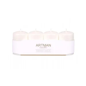 Vedd meg online Adventi gyertya CYLINDER metál d6x9cm 4 db