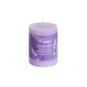 Vedd meg most Gyertya RUSTIC CYLINDER illatos levendula 7x9cm