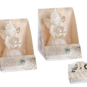 Végkiárusítás Karácsonyi gyertya KARÁCSONYI ANGYAL 7cm 38g