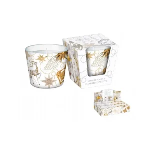 Vedd meg most Üveggyertya GLAMOUR KARÁCSONY - CHARMING WHITE 115g