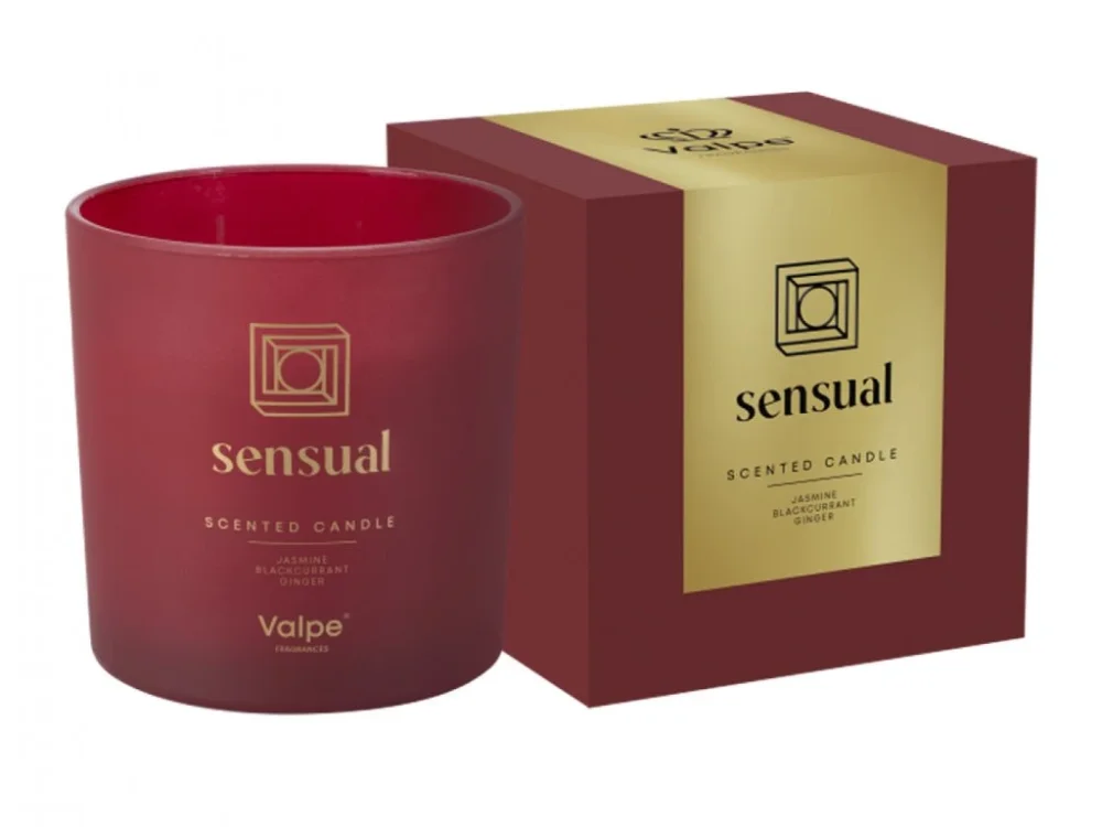 Kihagyhatatlan ajánlat Gyertya üvegben SENSUAL illatosított 300g