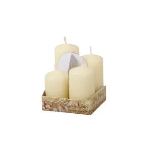 Adventi gyertyák OSZTOZOTT matt d4x6/7/8/9cm 4 db Ne maradj le