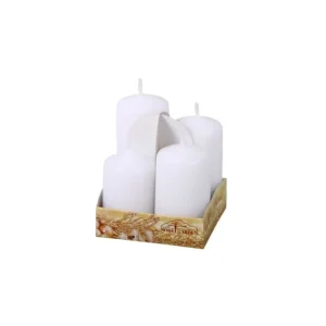 Adventi gyertyák OSZTOZOTT matt d4x6/7/8/9cm 4 db Csak ma