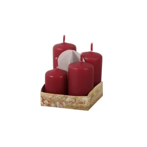 Adventi gyertyák OSZTOZOTT matt d4x6/7/8/9cm 4 db Vedd meg most