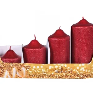 Adventi gyertya osztályozott PEGAS d4,5x5,7,9,11cm 4db Bestseller