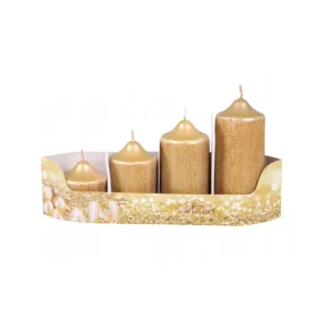 Adventi gyertya osztályozott PEGAS d4,5x5,7,9,11cm 4db Vedd meg most
