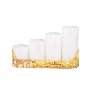 Adventi gyertyák STAGED rusztikus d5x6/8/10/12cm 4 db Exkluzív ajánlat
