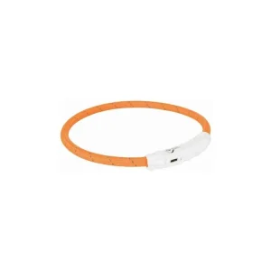 Árcsökkenés Világító USB nyakgyűrű L-XL 65 cm/7 mm narancssárga (RP 2,10 CZK)
