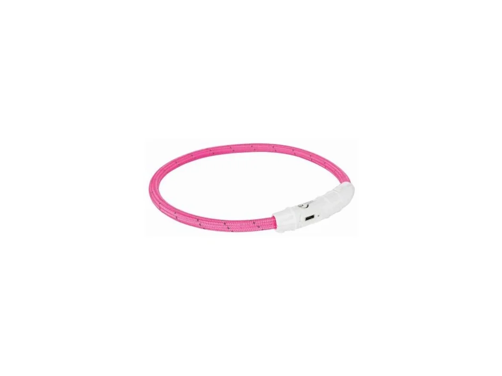 Bestseller Világító USB nyakgyűrű ML 45 cm/7 mm rózsaszín (RP 2.10 CZK)
