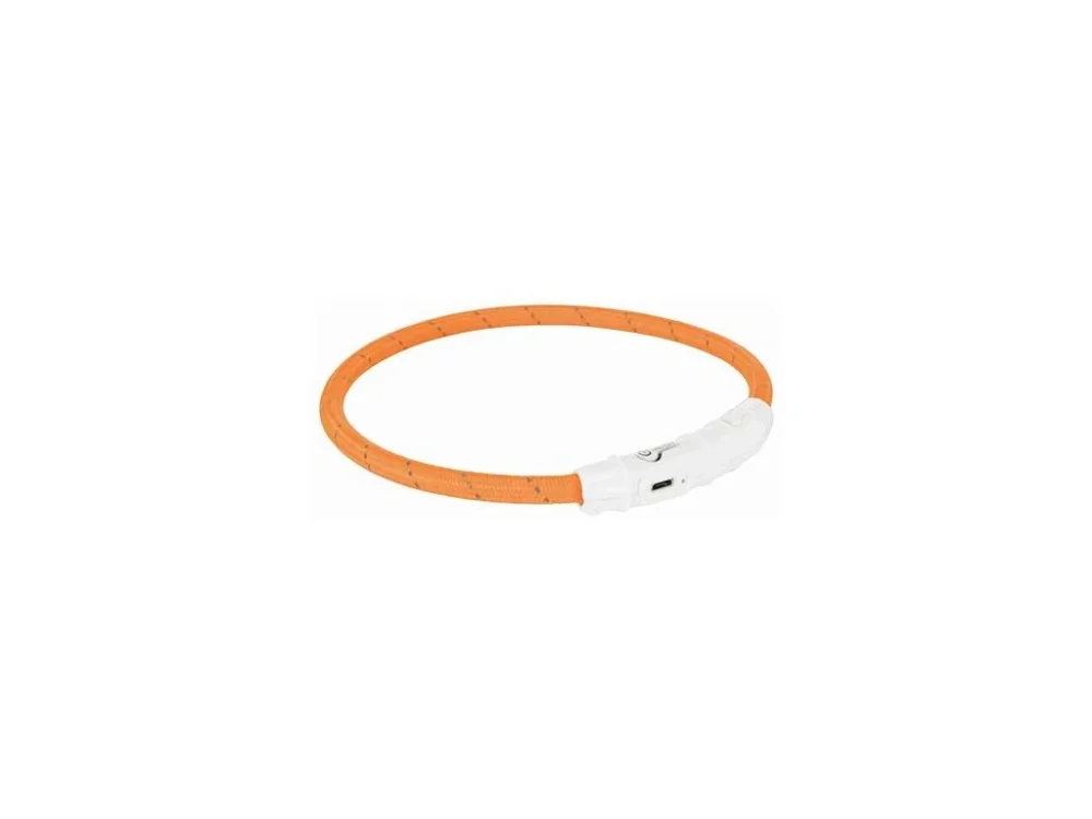 Világító USB nyakgyűrű XS-S 35 cm/7 mm narancssárga (RP 2.10 CZK) Bestseller
