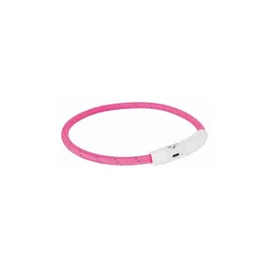 Világító USB nyakgyűrű XS-S 35 cm/7 mm rózsaszín (RP 2.10 CZK) Olcsóbb