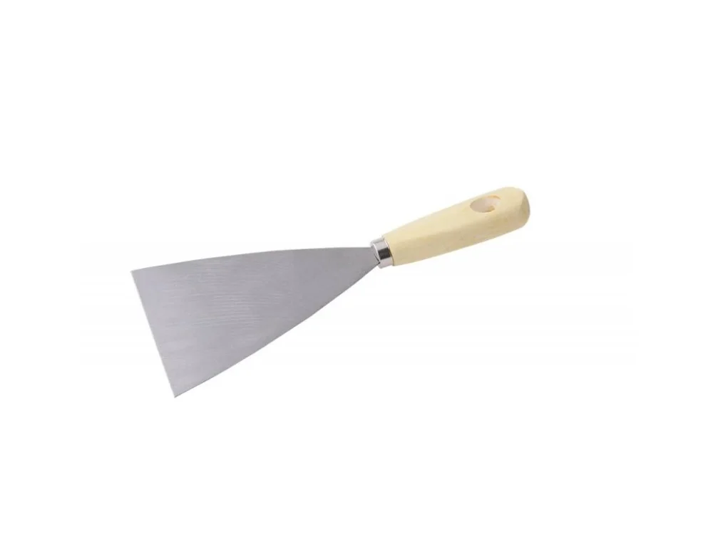 Spatula acél fa nyél 100mm Kedvezmény