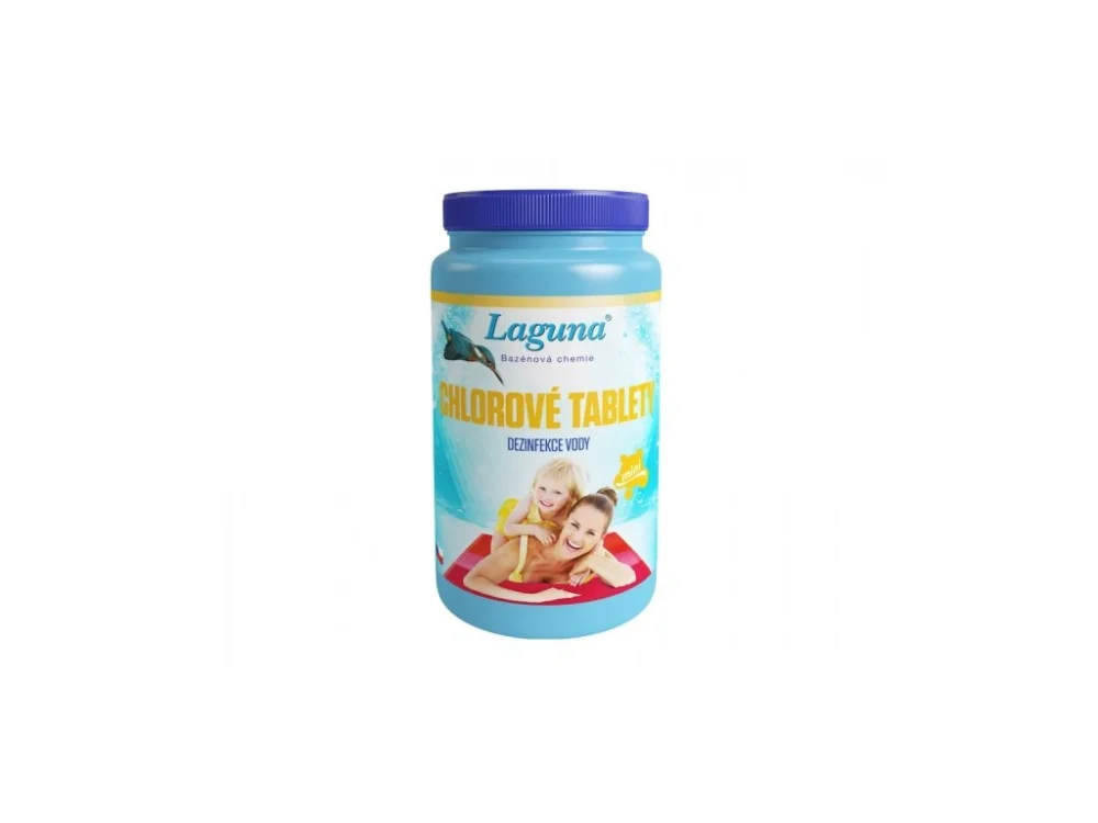 Tabletták LAGUNA mini folyamatos fertőtlenítés a medencéhez 1kg Népszerű