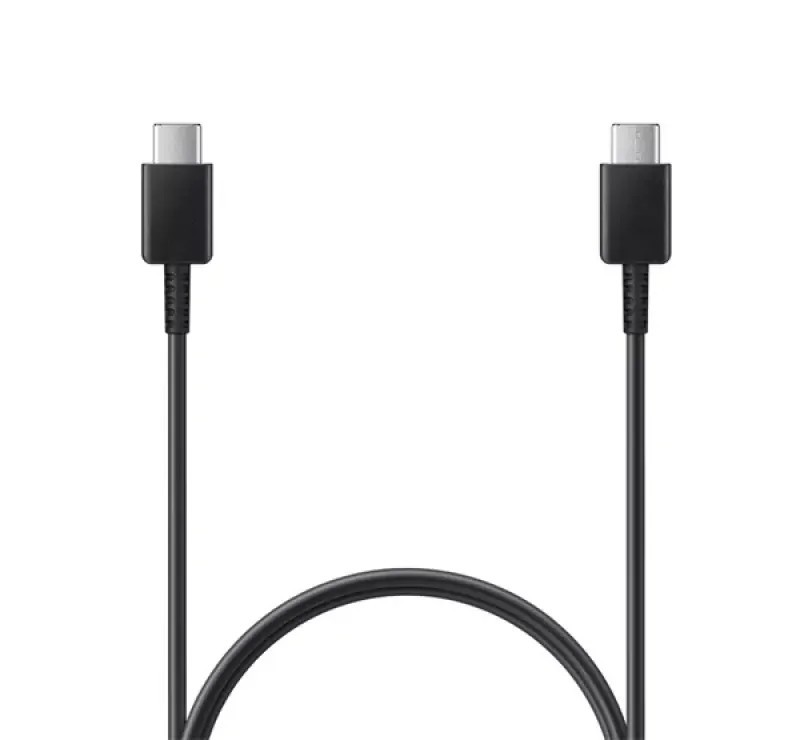 Bestseller Samsung adatkábel (Type-C - Type-C, EP-DN970, gyorstöltő, 100cm) FEKETE