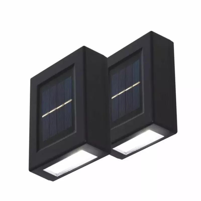 Biztonságos fizetés Home MX658 napelemes LED falilámpa, 2db