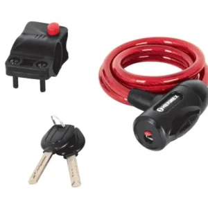 Biztonságos vásárlás HERMEX CB-10 kulcsos kerékpár lakat tartóval, 100 cm (T43922)