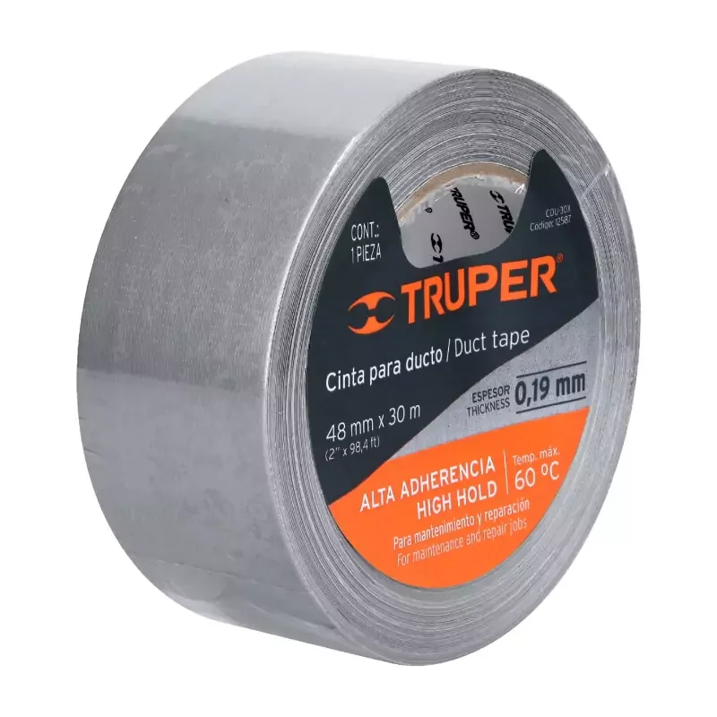 Alacsony ár Truper CDU-30X ragasztószalag 30m, szürke (T12587)
