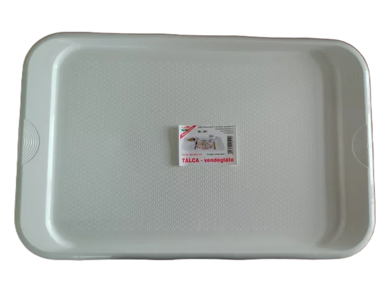 Legnépszerűbb Tálca műanyag 60 x 38,5 cm fehér (361)