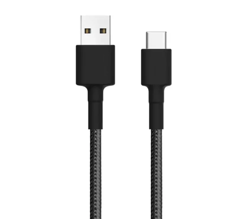 Ne maradj le Xiaomi adatkábel (USB - Type-C, gyorstöltő, cipőfűző, 100cm) FEKETE
