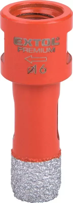 Akció Extol körkivágó csempére, gyémánt vágóél, 16mm × M14, sarokcsiszolóba fogható (8801864)